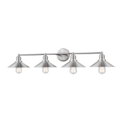 Z-Lite Casa 4 Light 36-1/2" Wide Bathroom Vanity Light Brushed Nickel