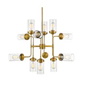 Z-Lite Calliope 36" Wide 12 Light Chandelier Foundry Brass