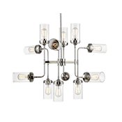 Z-Lite Calliope 60" Wide 12 Light Linear Chandelier Polished Nickel