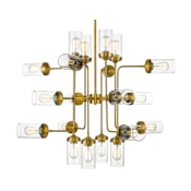 Z-Lite Calliope 42" Wide 20 Light Chandelier Foundry Brass