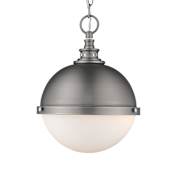 Z-Lite Peyton 2 Light 11" Wide Pendant Antique Nickel