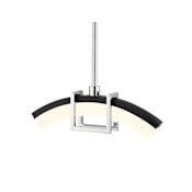 Z-Lite Arc 12.5" Wide LED Pendant Chrome