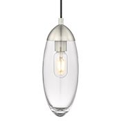 Z-Lite Arden 5" Wide Mini Pendant Brushed Nickel