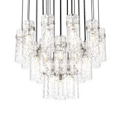 Z-Lite Fontaine 27 Light 40" Wide Chandelier Brushed Nickel