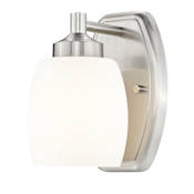 Z-Lite Kendrick 8" Tall Bathroom Sconce Brushed Nickel