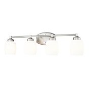 Z-Lite Kendrick 4 Light 32" Wide Vanity Light Brushed Nickel