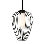 Z-Lite Savanti 12" Wide Pendant Matte Black