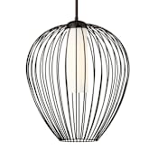 Z-Lite Savanti 22" Wide Pendant Matte Black