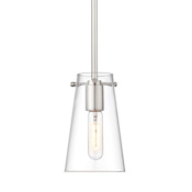 Z-Lite Kira 5" Wide Mini Pendant Brushed Nickel