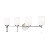 Z-Lite Henri 4 Light 32" Wide Vanity Light Brushed Nickel