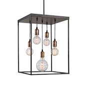 Z-Lite Troubadour 5 Light 16" Wide Single Tier Chandelier Bronze