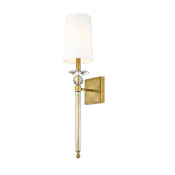 Z-Lite Ava 26" Tall Wall Sconce Rubbed Brass