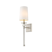 Z-Lite Mia 25" Tall Wall Sconce Brushed Nickel