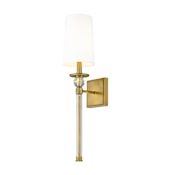 Z-Lite Mia 25" Tall Wall Sconce Rubbed Brass