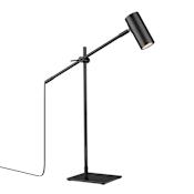 Z-Lite Calumet 22" Tall Boom Arm Table Lamp Matte Black