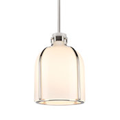 Z-Lite Pearson 10" Wide Mini Pendant Brushed Nickel