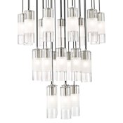 Z-Lite Alton 27 Light 36" Wide Chandelier Brushed Nickel