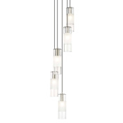 Z-Lite Alton 5 Light 12" Wide Chandelier Brushed Nickel