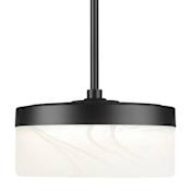 Z-Lite Renaud 9" Wide LED Mini Pendant Matte Black