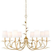 Z-Lite Aslin 8 Light 42" Wide Chandelier Gold Leaf