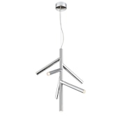Z-Lite Forest 6 Light 20" Wide 3000K LED Pendant Chrome