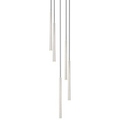 Z-Lite Forest 12" Wide Chandelier Brushed Nickel