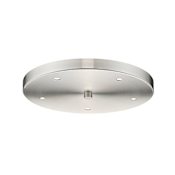 Z-Lite Canopy 12" Wide with 5 Ports Brushed Nickel