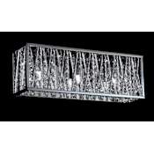 Z-Lite Terra 3 Light 16" Wide ADA Compliant Crystal Bath Light with LED Bulbs Chrome