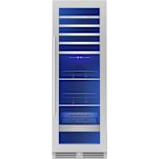 Zephyr Presrv 24 Inch Wide 54 Bottle Capacity / 161 Can Capacity Wine and Beverage Cooler Stainless Steel / Glass