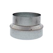 Zephyr 10 Inch to 8 Inch Tapered Duct Reducer for Range Hood Applications Galvanized Steel