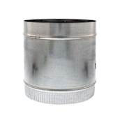 Zephyr 8 Inch Round Back Draft Damper with Foam Seal for Vertical Applications Galvanized Steel