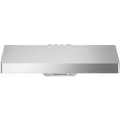 Zephyr Gust II Series 600 CFM 30 Inch Wide Under Cabinet Range Hood Stainless Steel