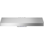 Zephyr Gust II Series 600 CFM 36 Inch Wide Under Cabinet Range Hood Stainless Steel