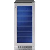 Zephyr Brisas 15 Inch Wide 28 Bottle Capacity Built-In / Free Standing Wine Cooler with PreciseTemp Stainless Steel