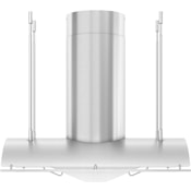 Zephyr Trapeze 200 - 1000 CFM 36 Inch Wide Island Range Hood with LumiLight LED Lighting Stainless Steel