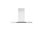 Zephyr Vista 42 Inch Wide Island Range Hood with Tri Level Lighting Stainless Steel