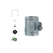 Zephyr 6 Inch Round Universal Make Up Air Damper with 24VAC 60 Hz AC Motor N/A