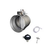 Zephyr 10 Inch Round Make-Up Air Kit for Zephyr Range Hoods up to 1200 CFM Galvanized Steel
