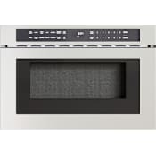 Zephyr 24 Inch Wide 1.2 Cu. Ft. 1000 Watt Fingerprint Resistant Drawer Microwave with Touch Controls and LCD Display
Stainless Steel