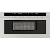 Zephyr 30 Inch Wide 1.2 Cu. Ft. 1000 Watt Fingerprint Resistant Drawer Microwave Stainless Steel