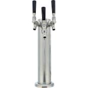 Zephyr Presrv Kegerator Triple Tap Kit with CO2 Tank Stainless Steel