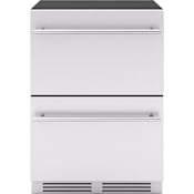 Zephyr Presrv 24 Inch Wide 5.4 Cu. Ft. Energy Star Certified Refrigerator Drawer Stainless Steel