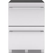 Zephyr Presrv 24 Inch Wide 5.1 Cu. Ft. Energy Star Certified Refrigerator Drawer Stainless Steel