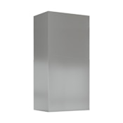 Zephyr Duct Cover Extension for up to 12 ft. Ceilings for the Titan Series 36" and 42" Range Hoods Stainless Steel