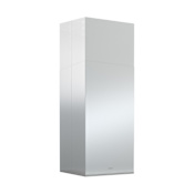 Zephyr Duct Cover Extension for Luce Range Hoods Stainless Steel