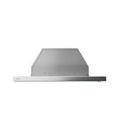 Zephyr Pisa 230 - 500 CFM 36 Inch Wide Under Cabinet Range Hood with LumiLight LED Lighting Stainless Steel / Glass