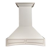 ZLINE 280 - 700 CFM 36 Inch Wide Wall Mounted Range Hood with LED Lights Wood / Cottage White
