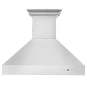 ZLINE 280 - 700 CFM 36 Inch Wide Wall Mounted Range Hood with Integrated Speakers and Baffle Filters Stainless Steel