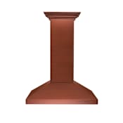 ZLINE 120 - 400 CFM 36 Inch Wide Outdoor Island Range Hood with LED Lights and 4 Speeds Copper
