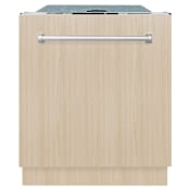 ZLINE 24 Inch Wide 12 Place Setting Built-In Panel Ready Top Control Dishwasher with Triple-Filter Cleaning Panel Ready